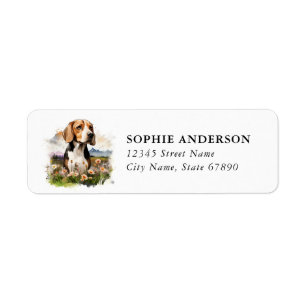 Beagle Return Address Label