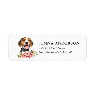 Beagle Return Address Label