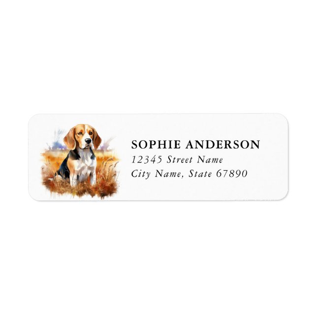 Beagle Return Address Label (Front)