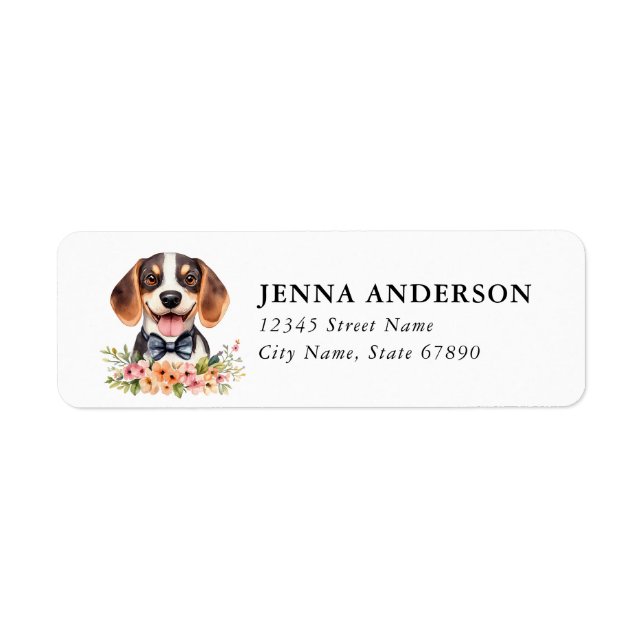 Beagle Return Address Label (Front)