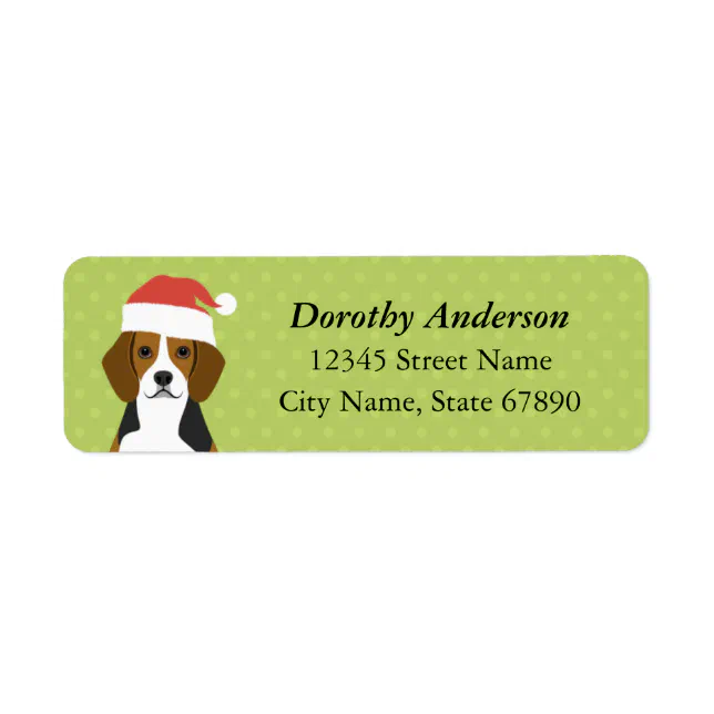 Beagle Labels Beagle Return Address Labels | Zazzle