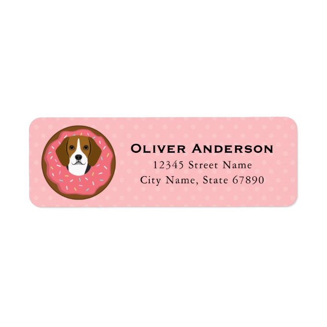 Beagle Return Address Labels (Front)