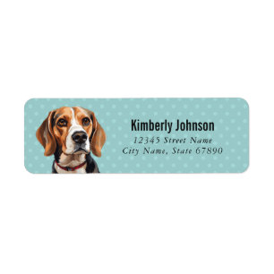 Beagle Return Address Labels