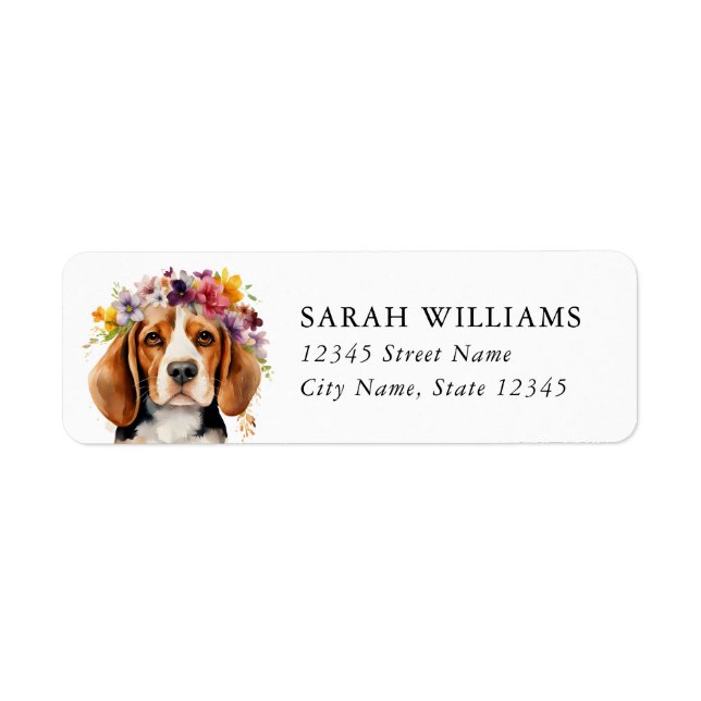 Beagle Return Address Labels (Front)