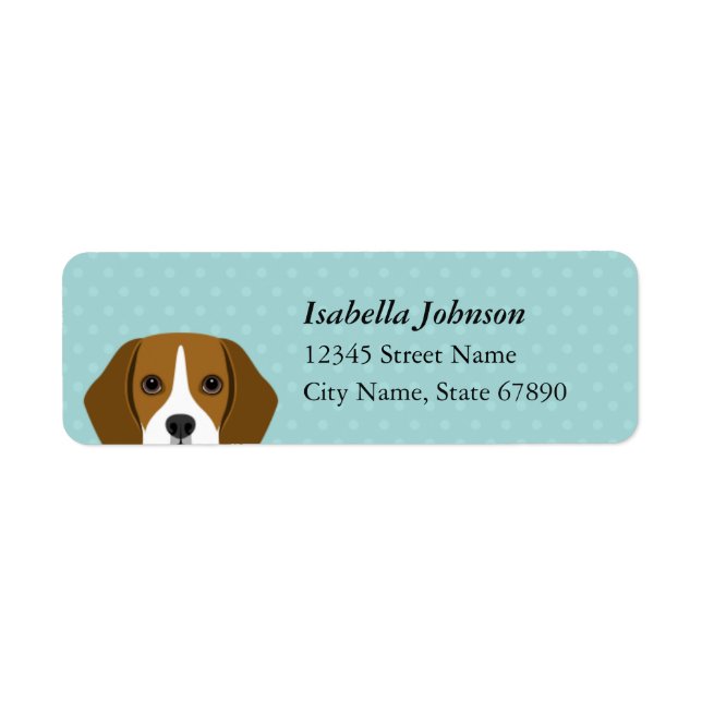 Beagle Return Address Labels (Front)