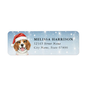 Beagle Return Address Labels