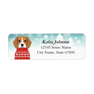 Beagle Return Address Labels