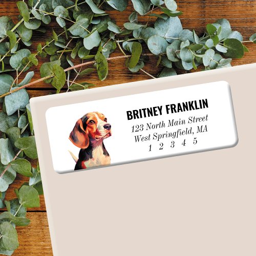 Beagle Return Address Labels