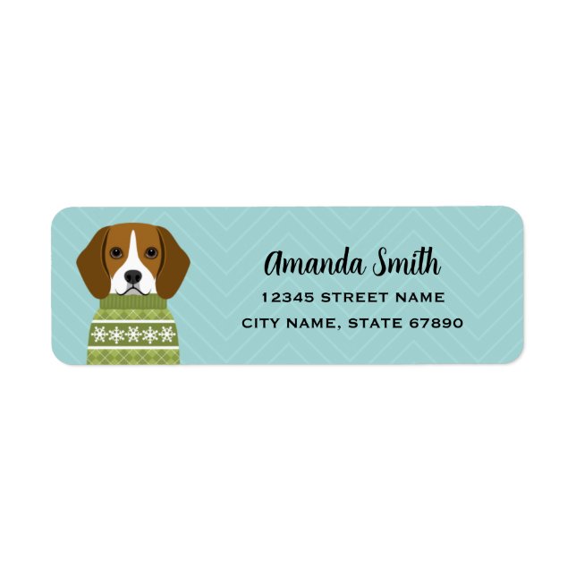 Beagle Return Address Labels (Front)