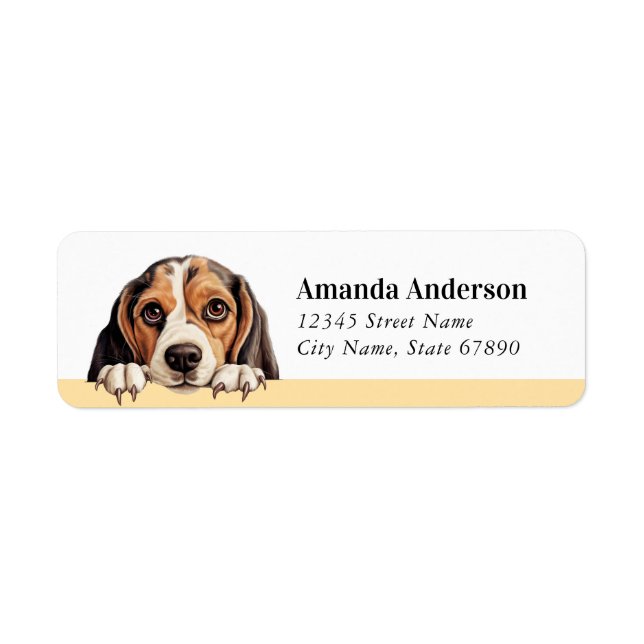 Beagle Return Address Labels (Front)