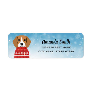 Beagle Return Address Labels
