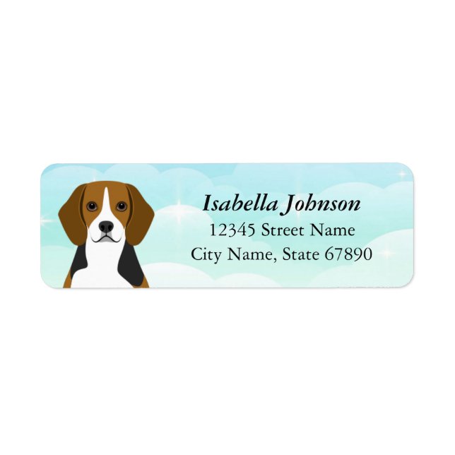 Beagle Return Address Labels (Front)