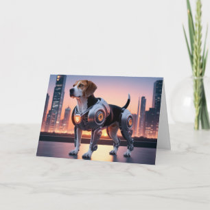 Beagle Robot Card