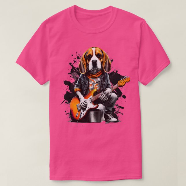 Beagle Rocker 2 T-Shirt (Design Front)