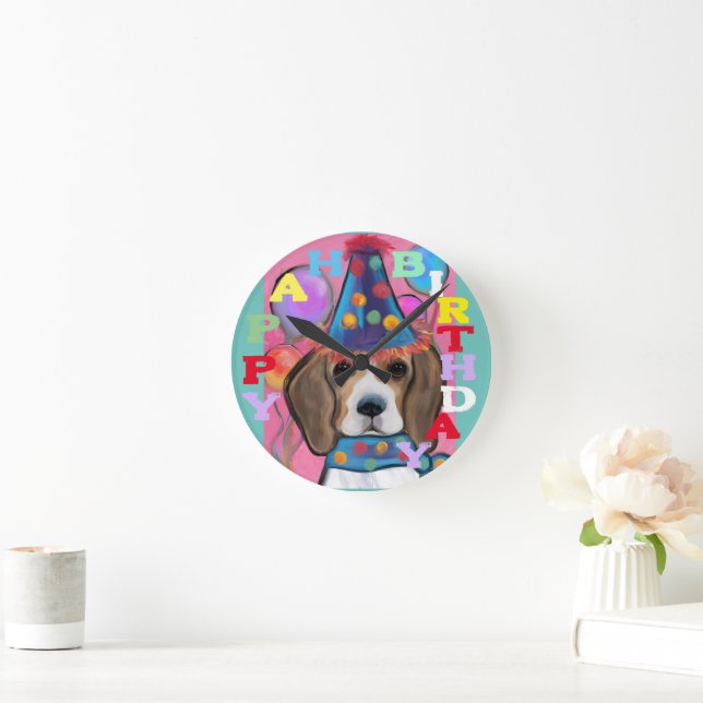 BEAGLE       ROUND CLOCK (Home)