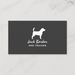 Beagle Silhouette Business Card