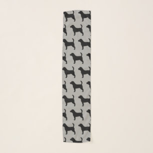 Beagle Silhouettes Pattern Scarf