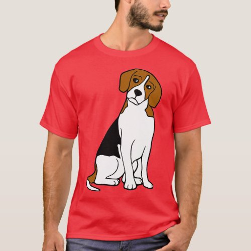 Beagle Sitting T_Shirt
