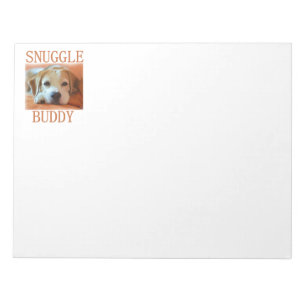 beagle snuggle buddy notepad