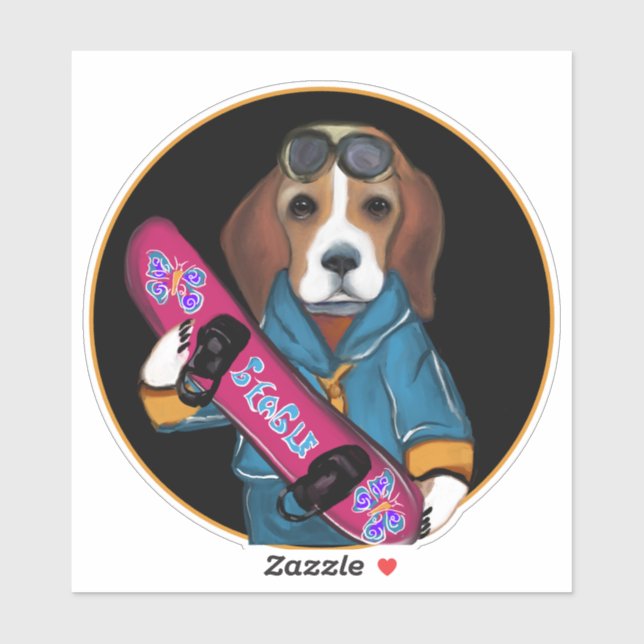  BEAGLE STICKER (Sheet)