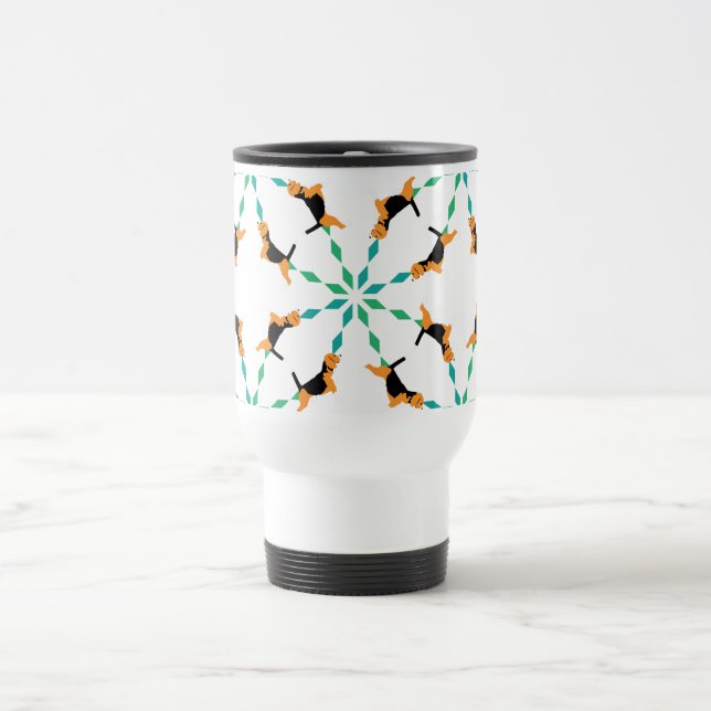 Beagle style travel mug (Center)