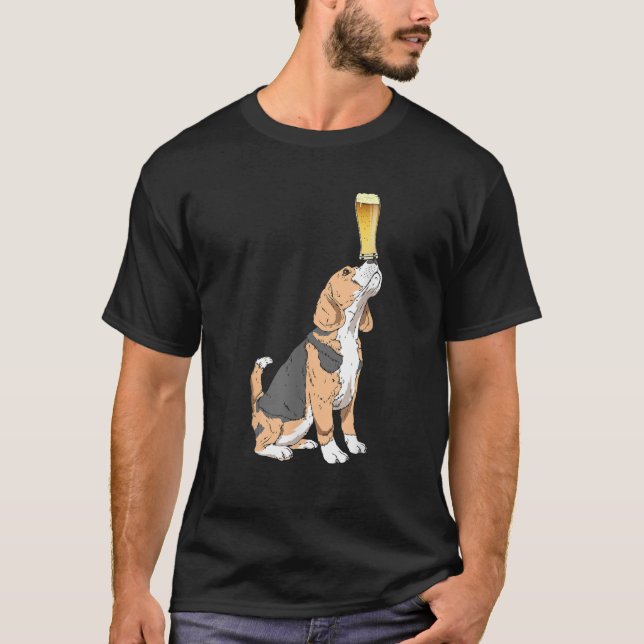 Beagle T Shirt Beer Lovers Shirt Craft Beer T Shir (Front)