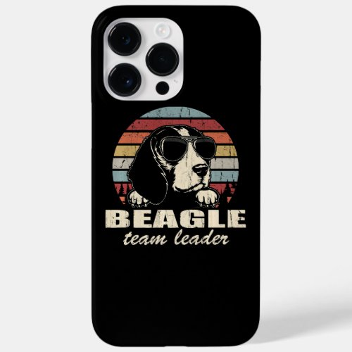 Beagle Team Leader Cool Dog Sunglasses  Case_Mate iPhone 14 Pro Max Case