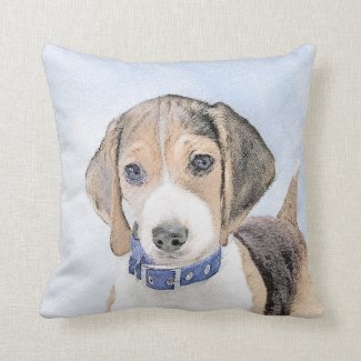 Beagle Throw Pillow