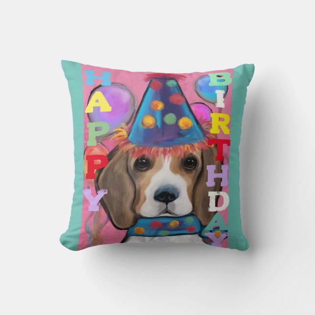BEAGLE       THROW PILLOW (Front)