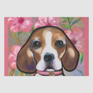 Beagle tissue paper