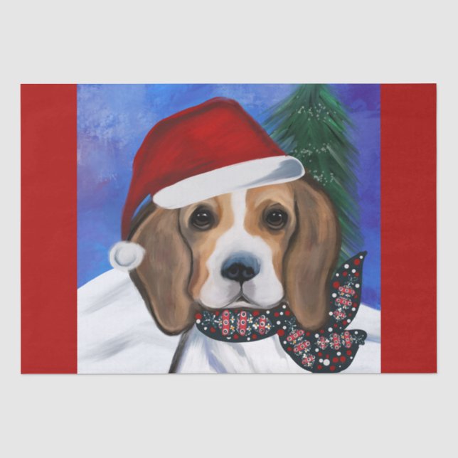 Beagle     tissue paper (Front)