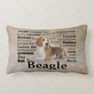 beagle throw pillows