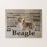 Beagle Traits Puzzle at Zazzle
