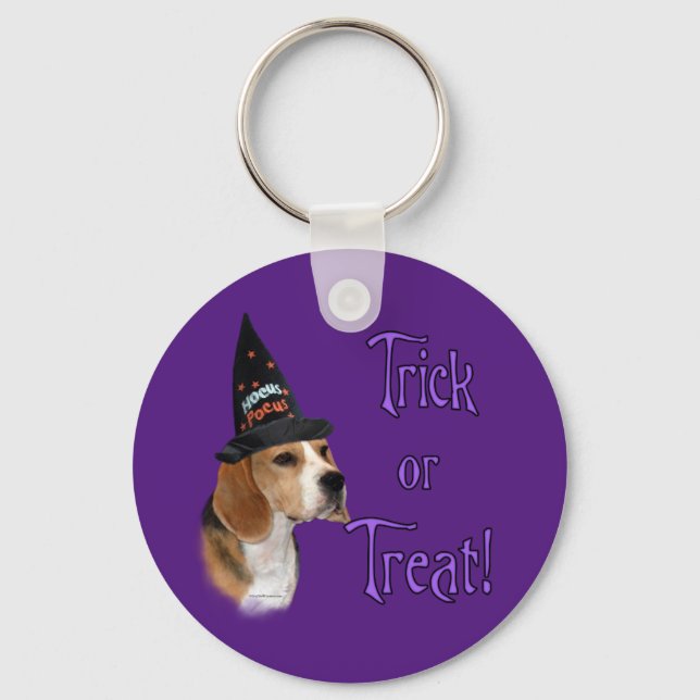Beagle Trick Keychain (Front)
