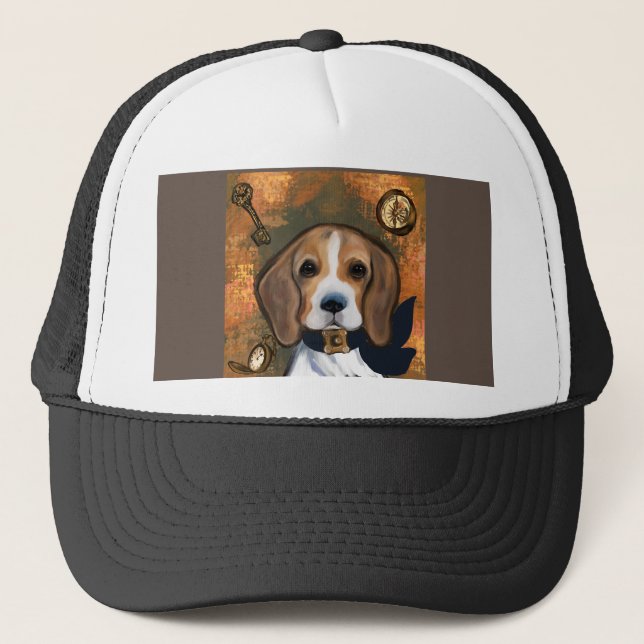 Beagle     trucker hat (Front)