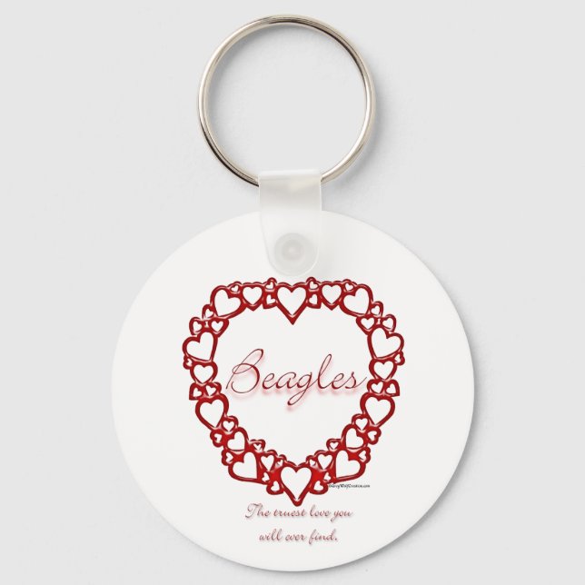 Beagle True Love - Keychain (Front)
