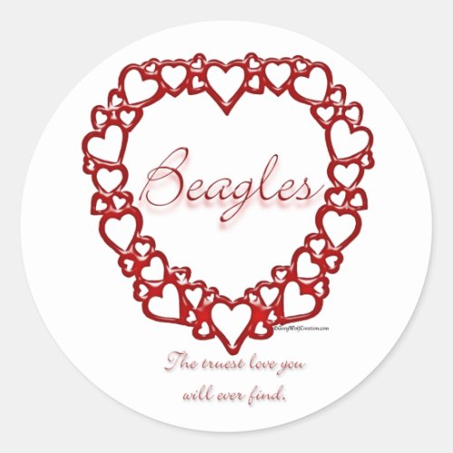 Beagle True Love _ Sticker