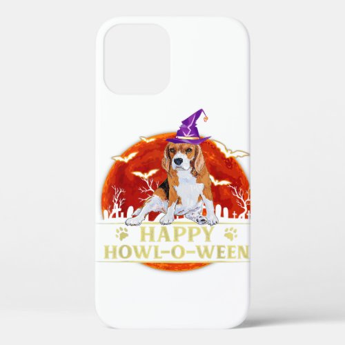 Beagle Ưitch Happy Howloween Halloween Pumpkin iPhone 12 Pro Case