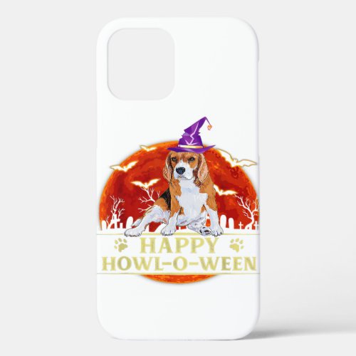 Beagle Ưitch Happy Howloween Halloween Pumpkin iPhone 12 Pro Case