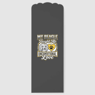 Beagle Unconditional Love Dog Owner Bookmarks