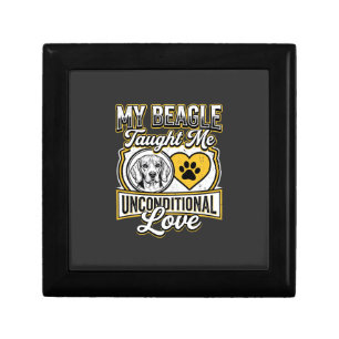 Beagle Unconditional Love Dog Owner Gift Box