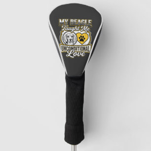 Beagle Unconditional Love Dog Owner Golf Head Cover
