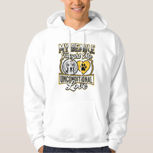 Beagle Unconditional Love Dog Owner Hoodie