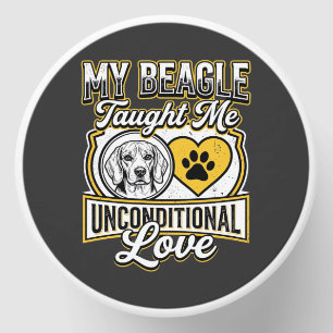 Beagle Unconditional Love Dog Owner Mini Candle Favors