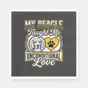 Beagle Unconditional Love Dog Owner Napkins