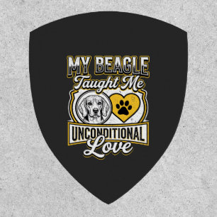 Beagle Unconditional Love Dog Owner Patch