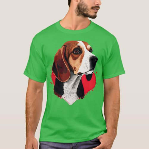 Beagle Valentines Day 4 T_Shirt