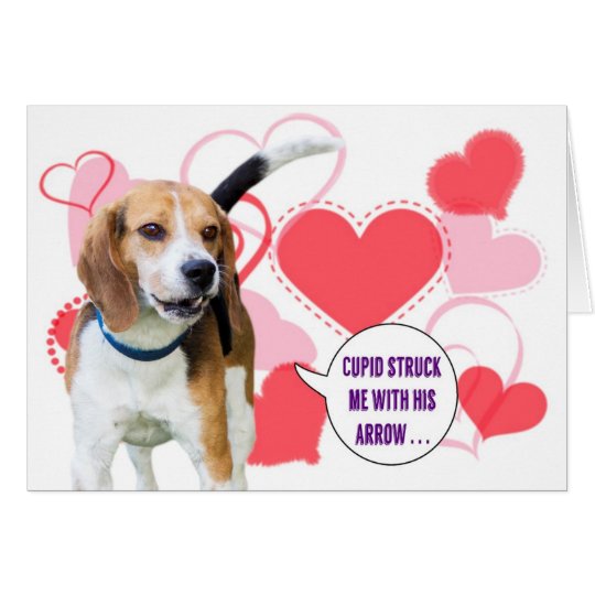 cute valentines day beagle puns