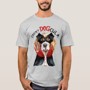 Beagle Vampire Dog Funny Halloween T-Shirt