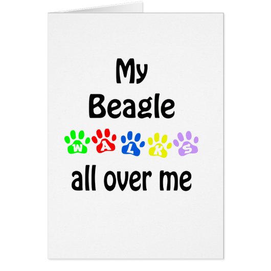 Beagle Walks Design Cards (Front)